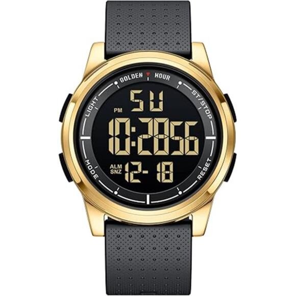 Ultra-Thin Minimalist Sports Waterproof Digital Watches Men with Wide-Angle - Picture 7 of 7